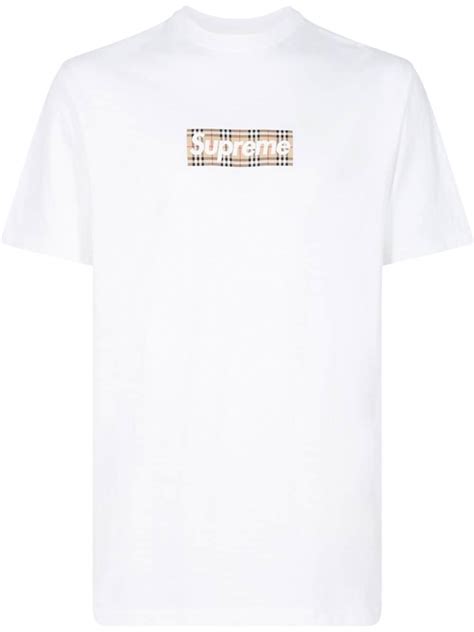 burberry supreme collection|supreme burberry box t shirt.